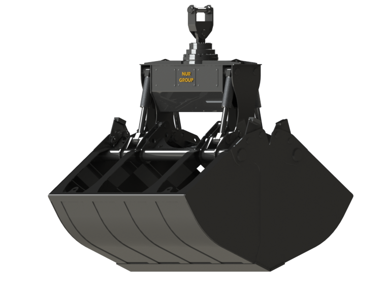 Cupă de prindere tip Clamshell pentru excavator